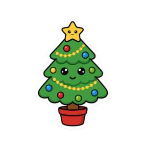Christmas Tree Sticker