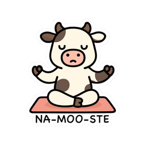 Na-Moo-Ste Cow Sticker