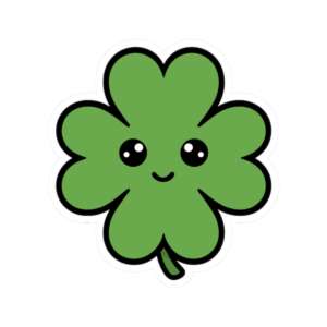 Four Leaf Clover Sticker