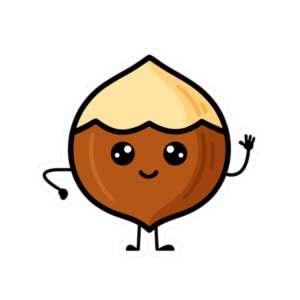 Hazelnut Sticker