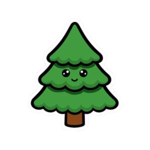 Pine Tree Sticker