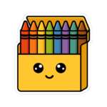 Crayons Sticker 10 6915861754329113146 1200 1
