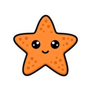Starfish Sticker