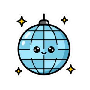 Disco Mirror Ball Sticker