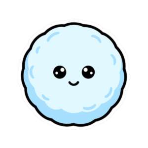 Snowball Sticker