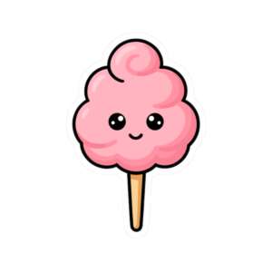 Cotton Candy Sticker
