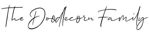 doodlecorn horizontal family black